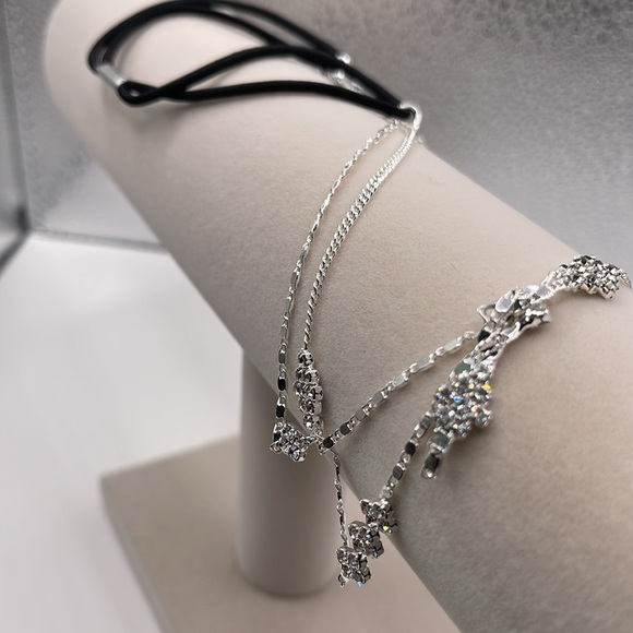 ❤️ SILVER Bohemian x Fairycore Crystal Head Band - Picture 6 of 7